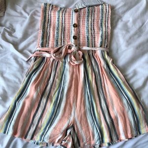 Strapless Romper
